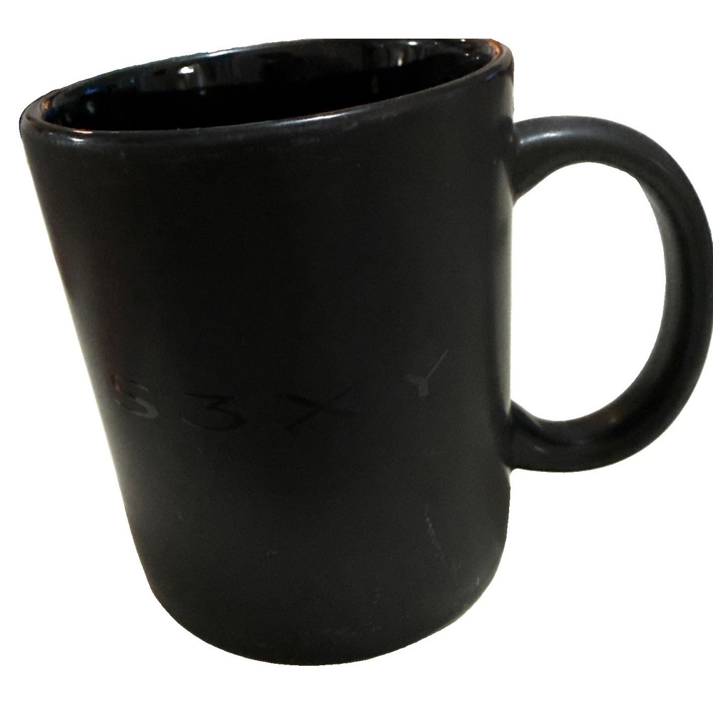 Tesla Authentic S3XY Limited Edition Collectible Coffee Mug Matte Black Sexy New